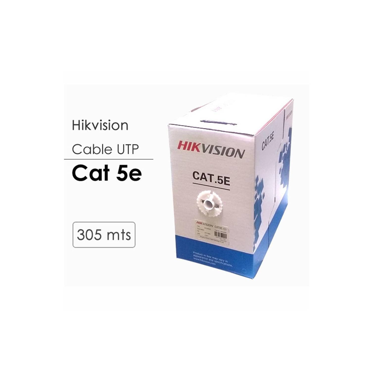 CAJA DE CABLE 100% COBRE CAT 5E HIKVISION - Imagen 2